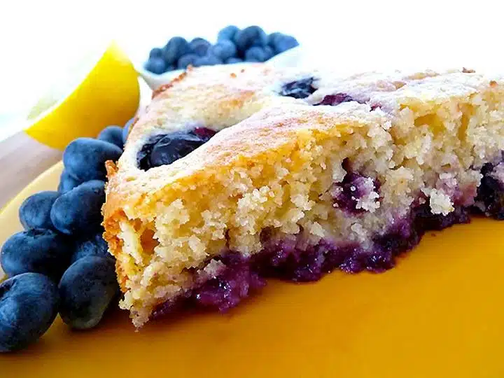 Torta de arándanos y limon