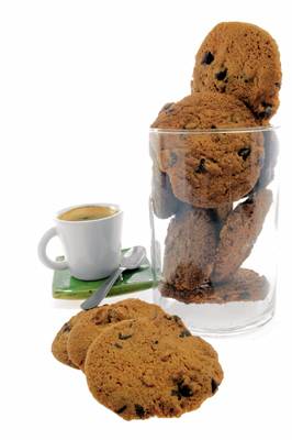 Cookies de avena Con pasas de uva y nueces picadas