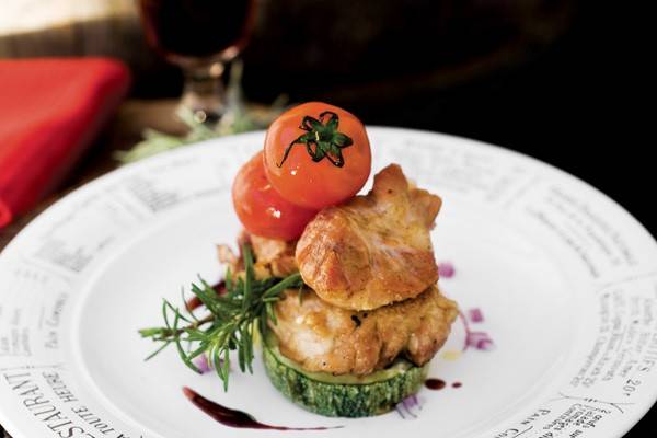 Mollejitas con zucchini