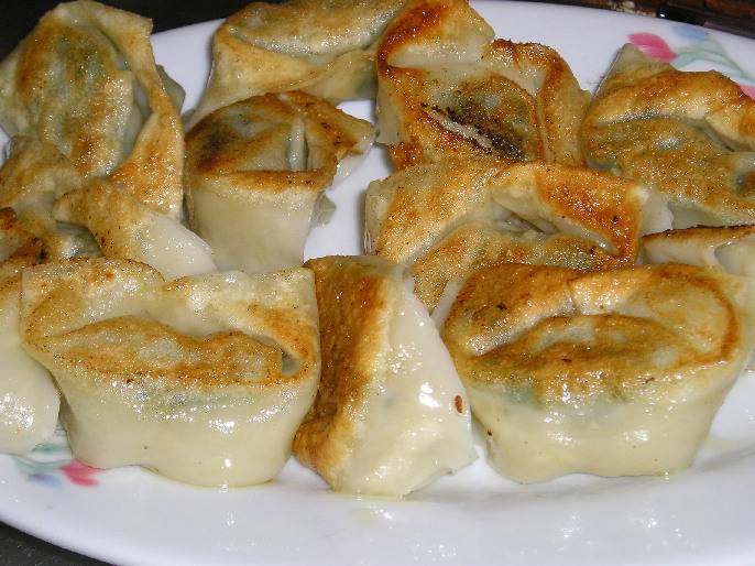 Won ton de coliflor y trufa